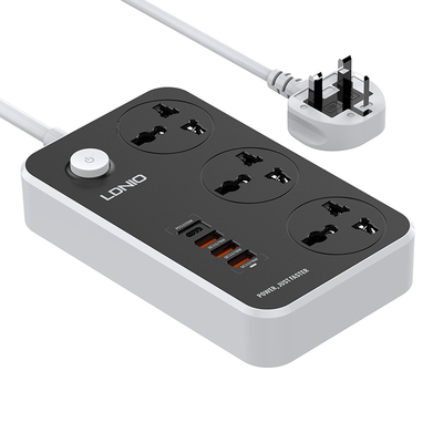 LDNIO家用英规USB插座带PD快充