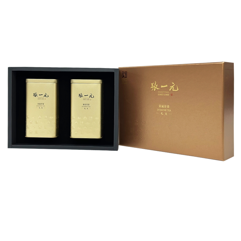 张一元茉莉花茶茉莉毛尖礼盒300g