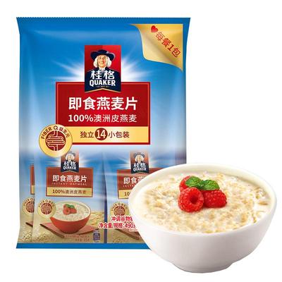 桂格即食燕麦片独立袋装便携