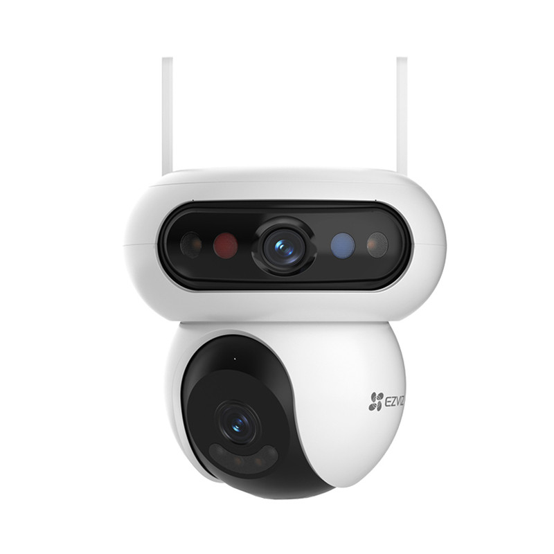 萤石魔丸H90室外双摄云台360全景无线双网络摄像头4G室内外监控