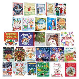 圣诞书单 Christmas 经典童话故事绘本 圣诞倒数日历 Advent Calendar Book Collection 英文原版 进口儿童图书
