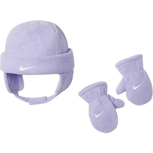 Nike/耐克正品冬季婴童运动保暖舒适手套帽子套装 HA5751-580