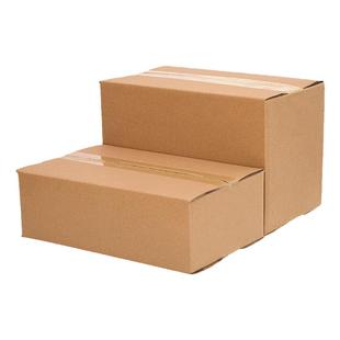 正方形半高45678910号12扁平邮政包装纸箱收纳盒定制加厚加硬批发