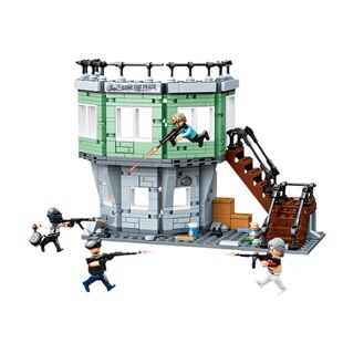 古迪积木儿童益智拼装和平精英人仔炮楼模型玩具男孩吃鸡拼插礼物