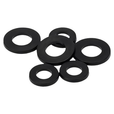 金超尼龙垫片塑料黑色垫片垫圈加大绝缘圆型平垫M2M3M4M5M6M8M10