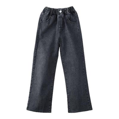 女童加绒裤子秋冬儿童阔腿裤