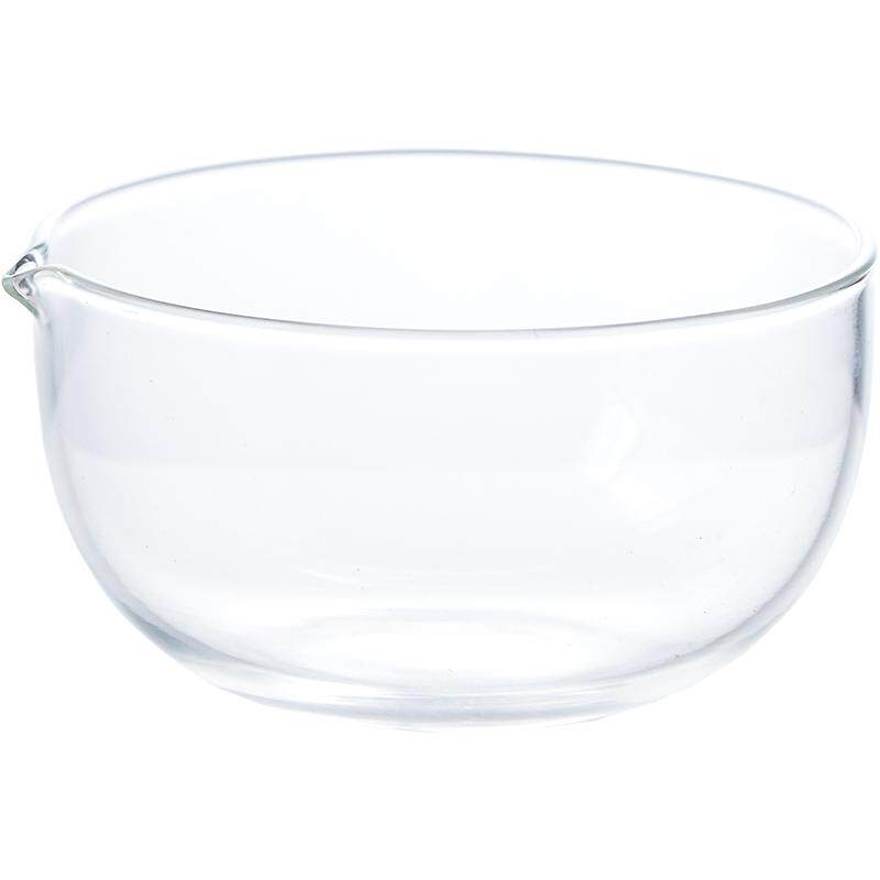 带引流嘴迷你小碗公道杯耐热玻璃碗 餐厅烘焙备料碗酱料碗可微波