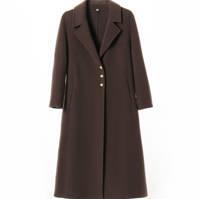 中年妈妈装双面羊绒大衣特价清仓