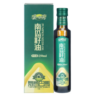 道心园南瓜籽油250ml白南瓜子油男士男性纯南瓜籽仁油植物食用油