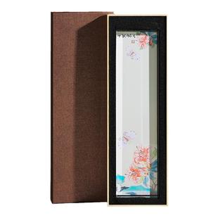 兰斋水晶小镇纸镇尺书法专用创意水晶玻璃毛笔笔搁笔架国风国画文房四宝宣纸压书神器礼物摆件小学生初学