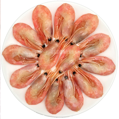 3斤头籽甜虾北极虾解冻即食无冰