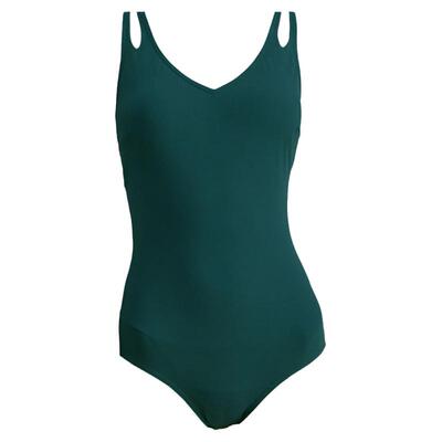 艾慕狐收腰显瘦女连体泳衣显白