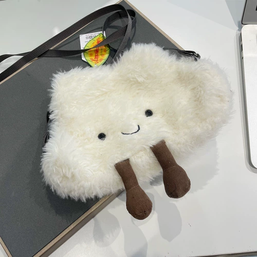 Британский jellyc*t fun yun duo bag мягкая плюшевая сумка для мессенджера личная девушка милая маленькая сумка на плечо подарки