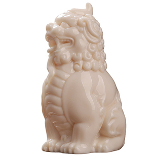 东方泥土《天禄貔貅》中式手工陶瓷实心摆件办公室桌面装饰品送礼