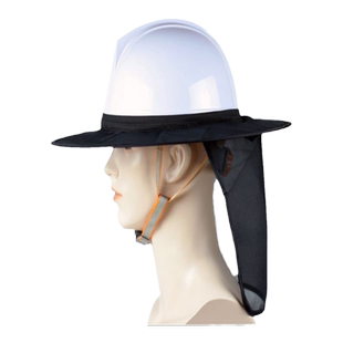 建筑工地施工专用安全帽头盔遮阳帽檐圈防晒遮后脖子神器冰丝夏季