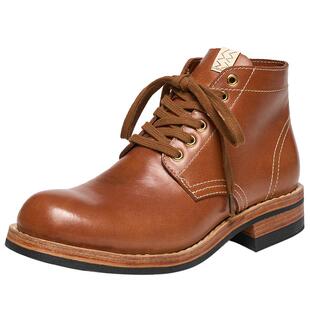 visvim cantq brigadier 6孔马丁靴男增高复古真皮手工固特异男靴