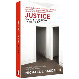 Justice 公正 英文原版 迈克尔桑德尔公开课 What's the Right Thing to Do 做哪些事是正确 进口经管励志书籍 罗辑思维书单