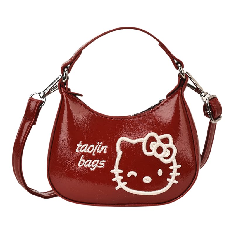 新款小女孩KT猫压岁钱斜挎包