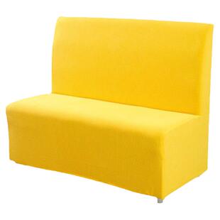 万能弹力卡座沙发套子酒店餐厅小沙发椅套罩