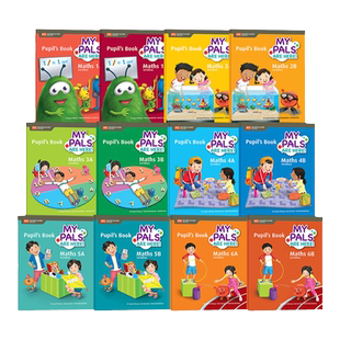 正版 新加坡数学 原版 MY PALS ARE HERE Maths MPAH 3rd Edition s1A2B3456级课本练习册三版 新加披小学数学 学生用书练习册