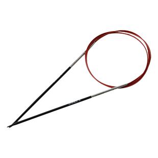 黑檀可拆卸环形针红色绳手工diy圈织毛衣针编织毛线围巾环针循环