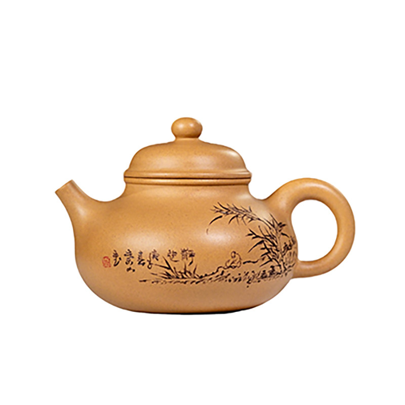 名壶秋月宜兴紫砂壶名家范玉娟纯全手工功夫茶壶茶具泡茶壶容天壶