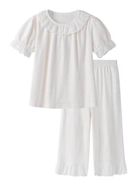 英氏女童夏季短袖家居服套装百棉