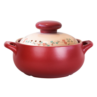 陶瓷砂锅家用喜庆明火燃气灶专用耐高温干烧不裂炖锅汤锅煲汤沙锅