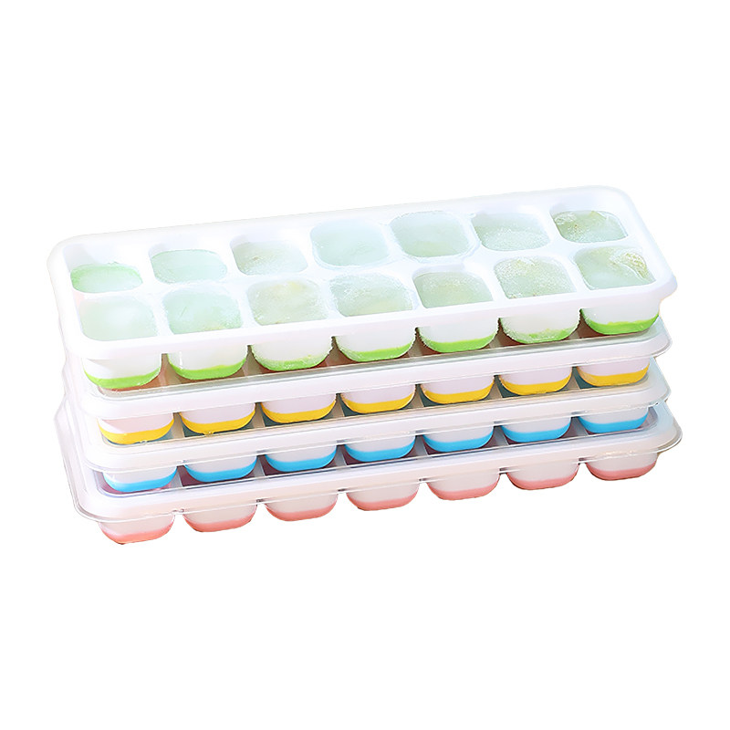 冰块模具食品级硅胶冻冰块储存盒