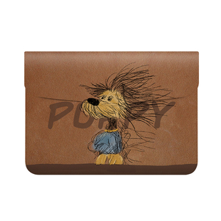 唯鑫V-SION潦草小狗电脑内胆包适用华为matebook14寸保护套联想小新pro16苹果macbook15.6新款平板内胆包12寸