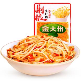 金大州金针菇42g香辣下饭菜川味小零食金大洲休闲食品大包装
