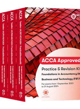 [对应BPP版F8教材+练习册]2025-2026版ACCA Audit and Assurance (AA) Course Book & Exam Practice Kit