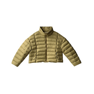 泡芙排骨羽绒服女士短款洋气小个子保暖外套今年流行的小薄棉袄冬