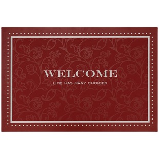 轻奢入户门地垫pvc纯色地毯可擦洗脚垫防水防滑门垫大门口进门垫