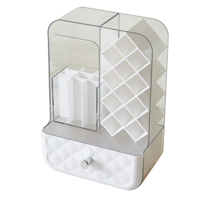 新品！防尘化妆刷口红一体收纳盒