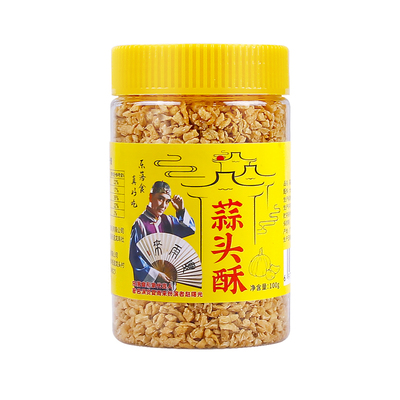 潮汕炸蒜蓉酥乐落食蒜头酥蒜蓉酱