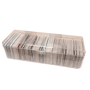 卡片收纳盒透明翻盖防尘卡盒kpop韩娱明星专辑小卡哪吒卡牌收藏盒