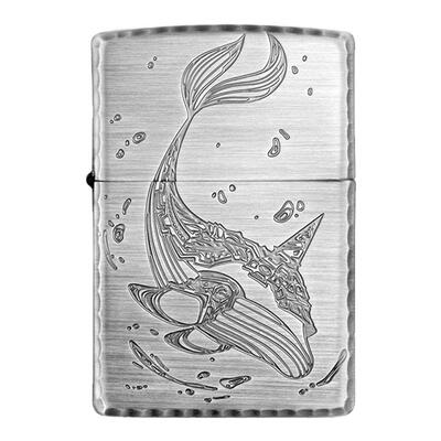 zippo之宝鲸落煤油防风打火机