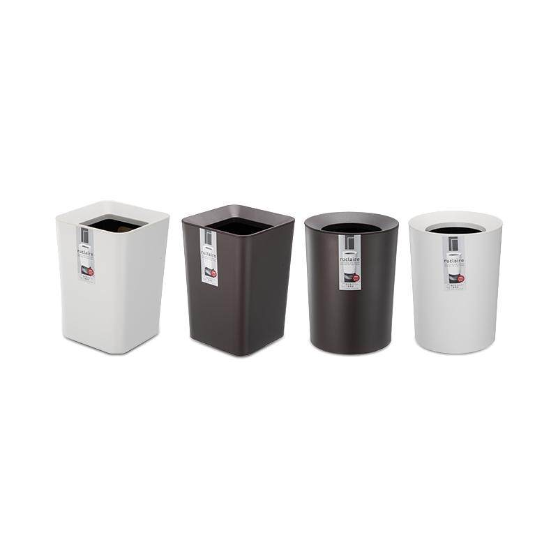 日本Asvel 桌面垃圾桶迷你办公桌ins台面垃圾收纳桶家用纸篓双层