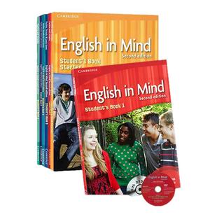 剑桥English in mind Starter 1/2/3/4/5级 剑桥少儿英语中学英语教材KET/PET考试 A1入门级外国语学校精选教材eim