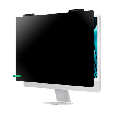 【舒视恩】电脑防窥抗蓝光防辐射保护屏膜罩适用苹果imac台式24寸笔记本23显示器27屏幕贴膜21.5挂式隔离挡板