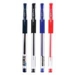 晨光官方Q7中性笔水笔子弹头学生用签字笔水性碳素黑笔0.5mm笔芯考试专用教师红色圆珠笔办公用品文具旗舰店