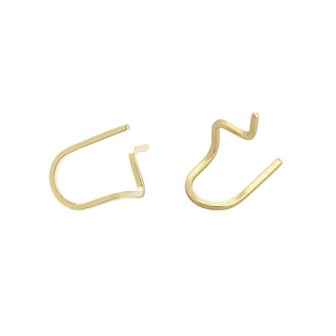 Z小姐 折线耳钉女纯银耳钉2025年新款潮睡觉免摘耳钉女小众设计感