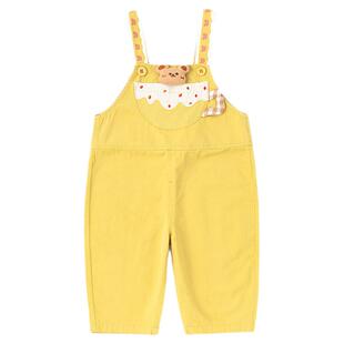 【纯棉】嘟嘟家宝宝背带裤春秋卡通男童裤子春款女童长裤休闲裤春