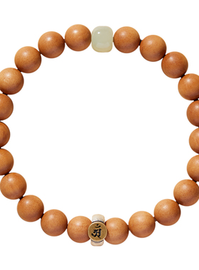 庆祥泰十年泰山老桃木手串