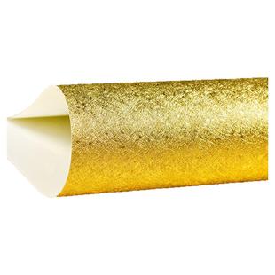 金箔自粘墙纸金色金属拉丝墙贴纸金黄色自贴反光天花板屋顶墙壁纸