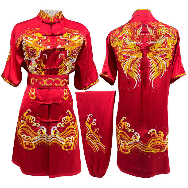 汉粹高端5款刺绣龙长南拳武术服