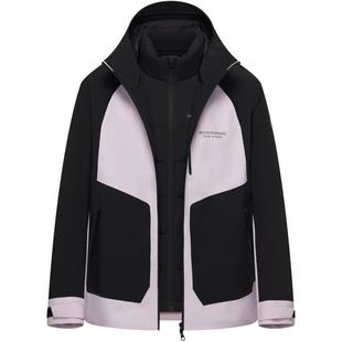 【冲锋衣鹅绒服】波司登奥莱短款防风防雨拼接外套户外轻薄羽绒服