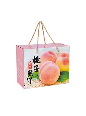桃子包装盒水蜜桃黄桃
