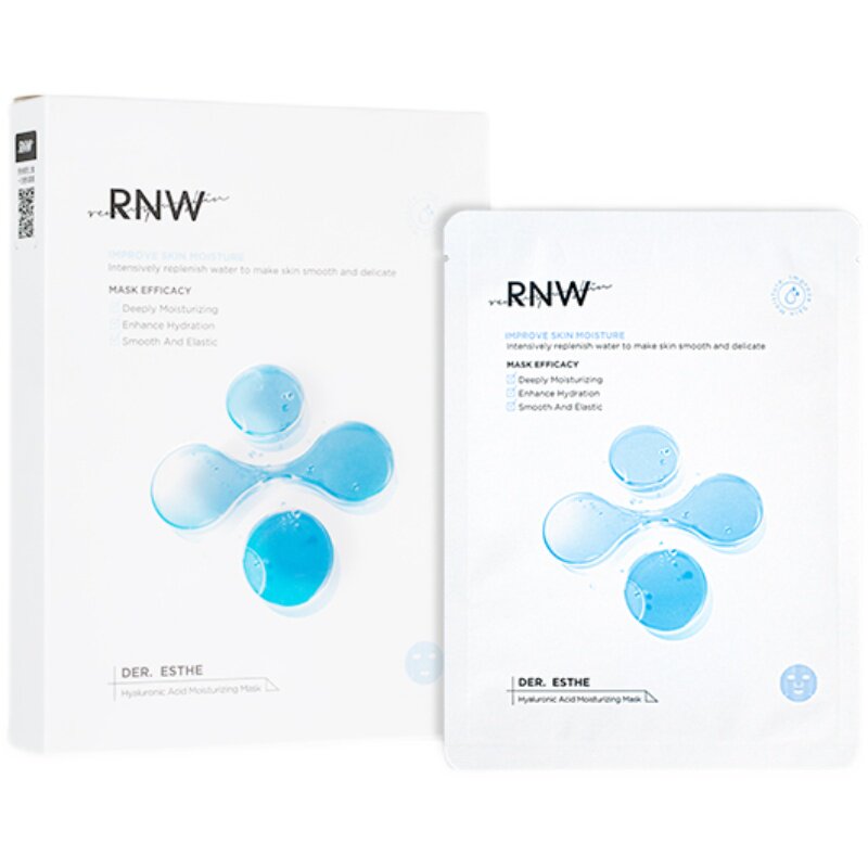 RNW如薇玻尿酸沁漾补水保湿面膜女淡化细纹收缩毛孔修复抗皱正品